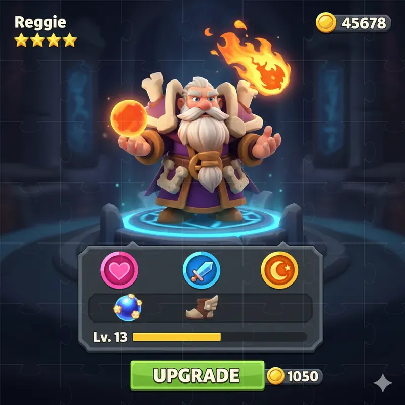 Mobile RPG Game UI Designs