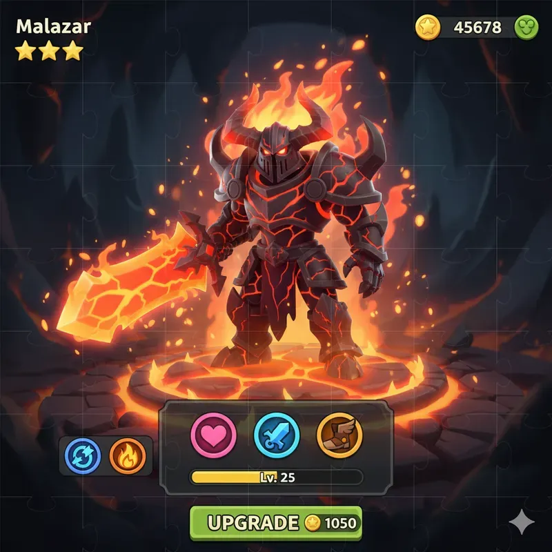 Mobile RPG Game UI Designs