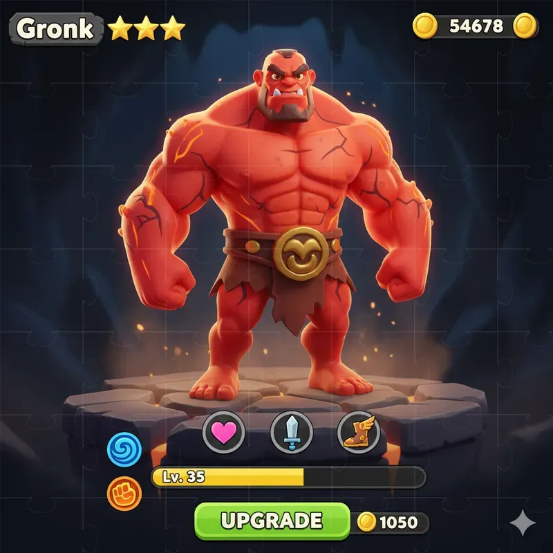 Mobile RPG Game UI Designs