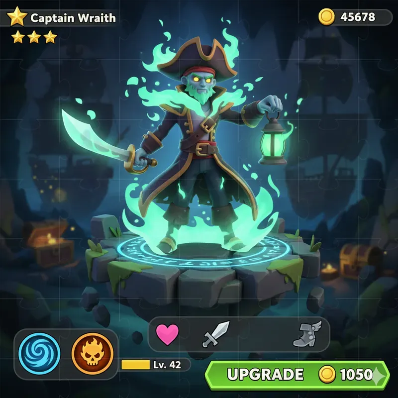 Mobile RPG Game UI Designs