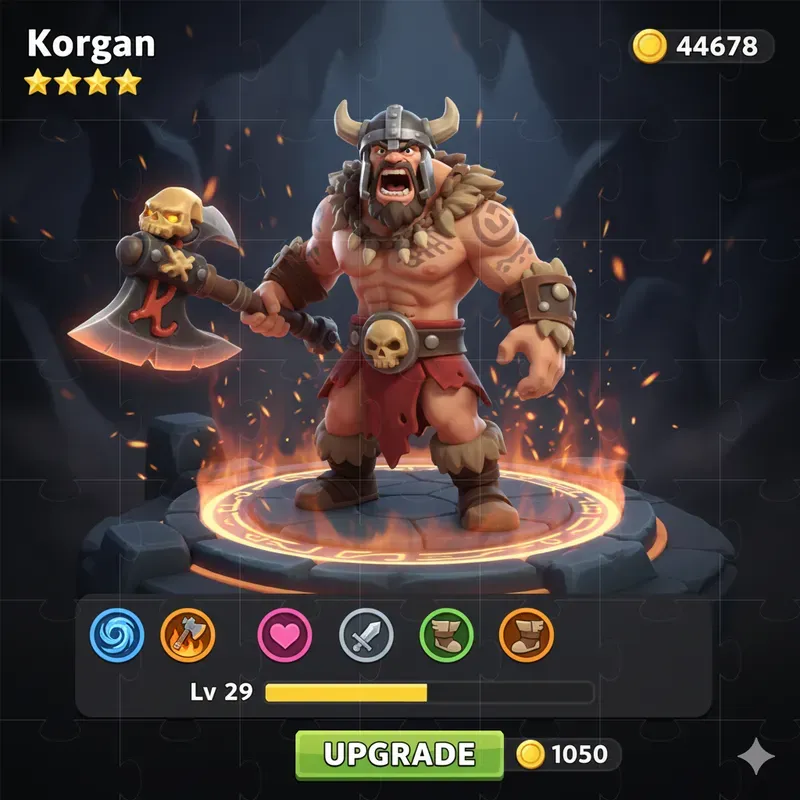 Mobile RPG Game UI Designs