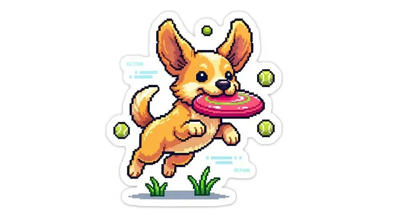HD Kawaii Pixel Art Stickers