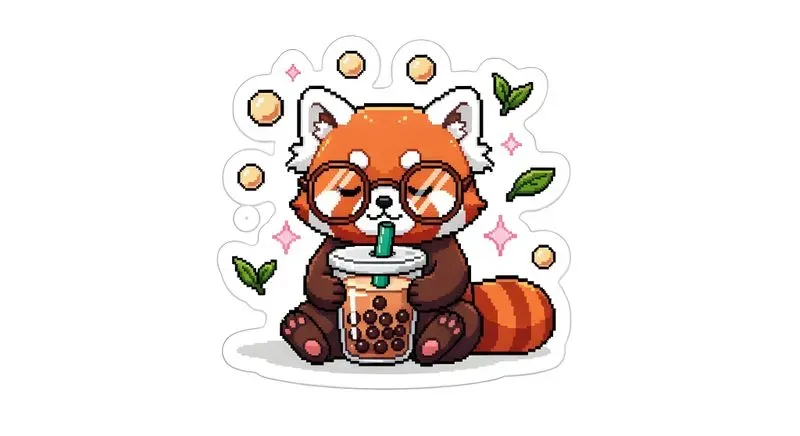 HD Kawaii Pixel Art Stickers