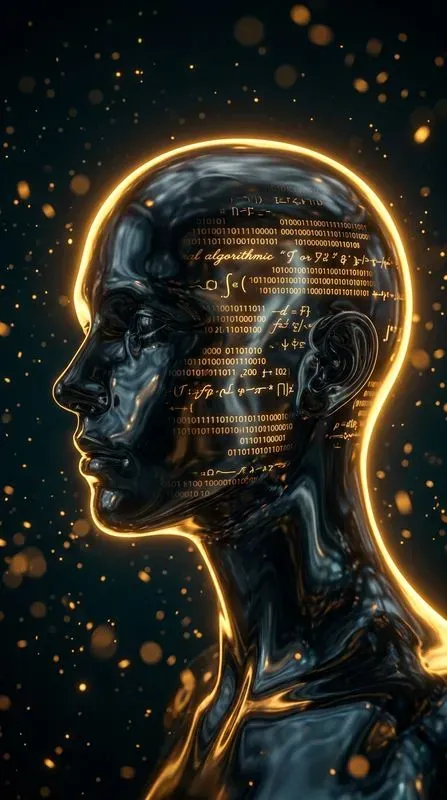 Dark Chrome Liquid Metal Art