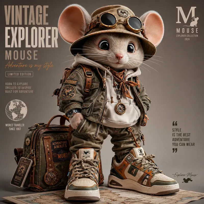 Stylish Fashion Character Posters