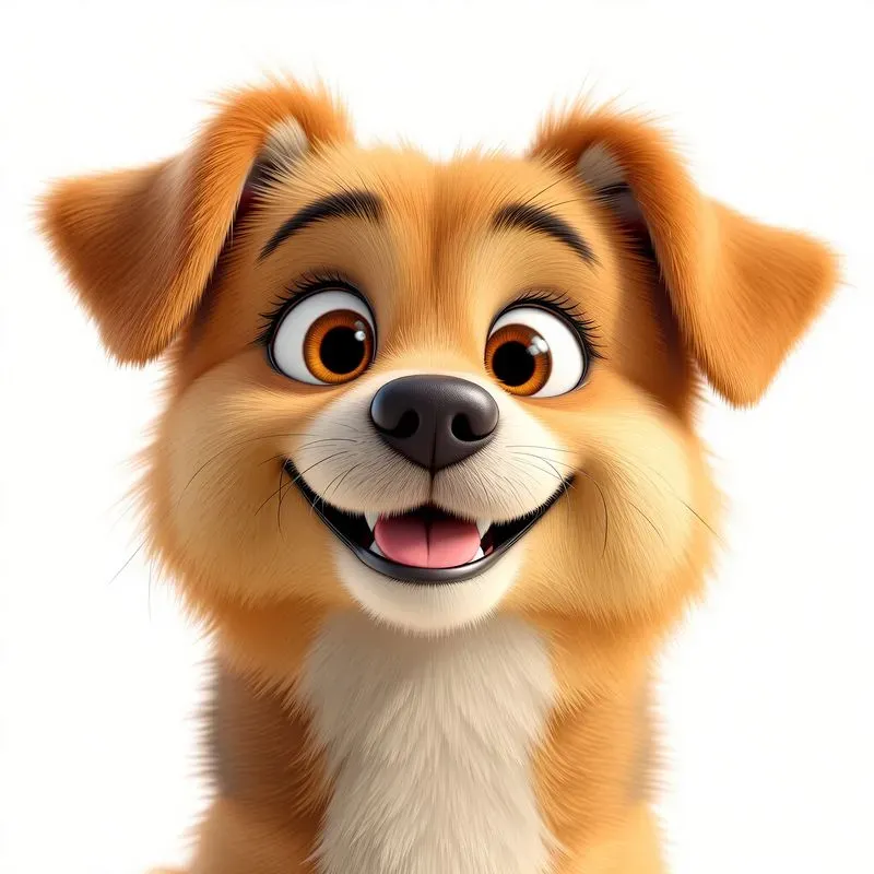 Anthropomorphic Pixarstyle Animals