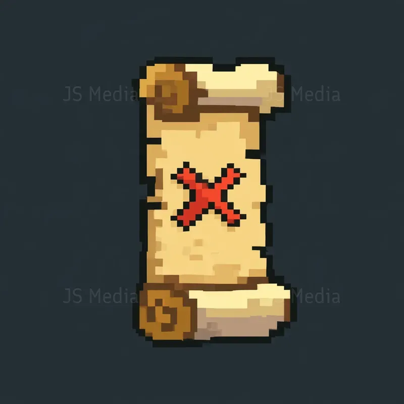 16bit Retro Pirate Treasure RPG Icons