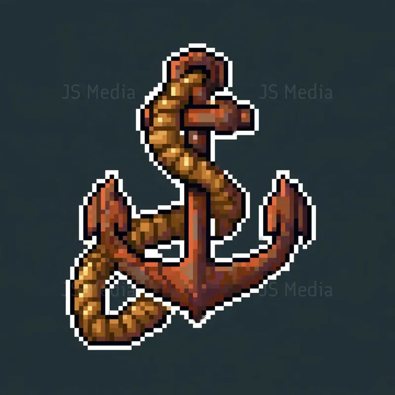 16bit Retro Pirate Treasure RPG Icons