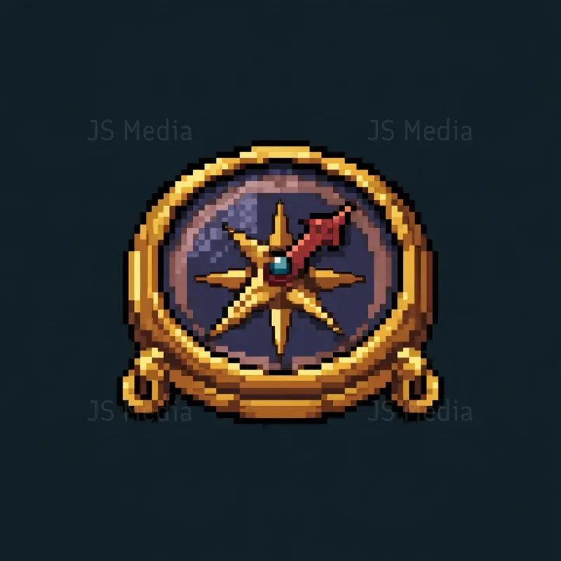 16bit Retro Pirate Treasure RPG Icons