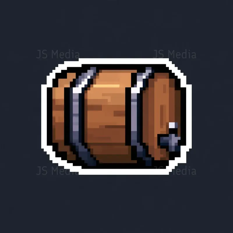 16bit Retro Pirate Treasure RPG Icons