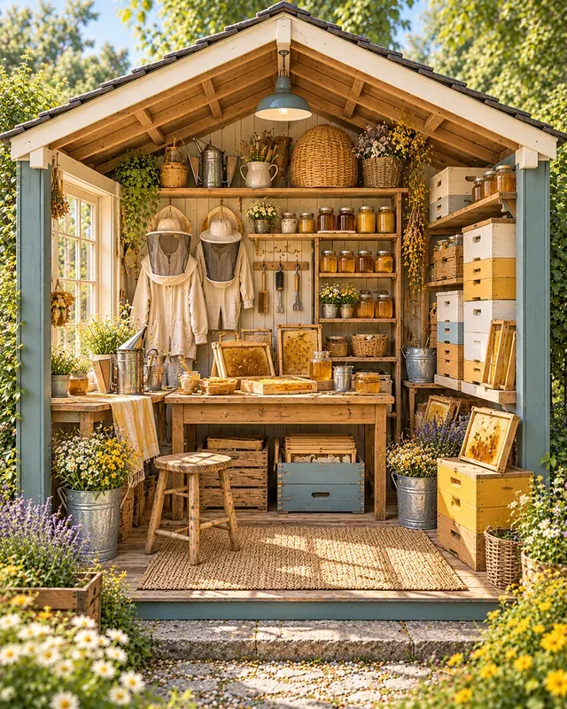 Garden Shed Cutaway Scenes