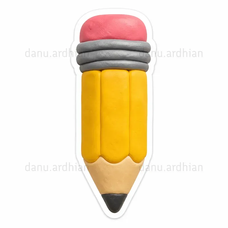 Cute Polymer Clay Back To School Stickers