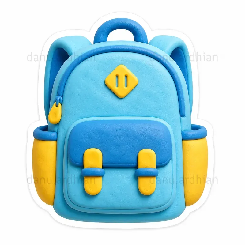 Cute Polymer Clay Back To School Stickers