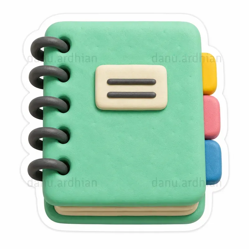 Cute Polymer Clay Back To School Stickers
