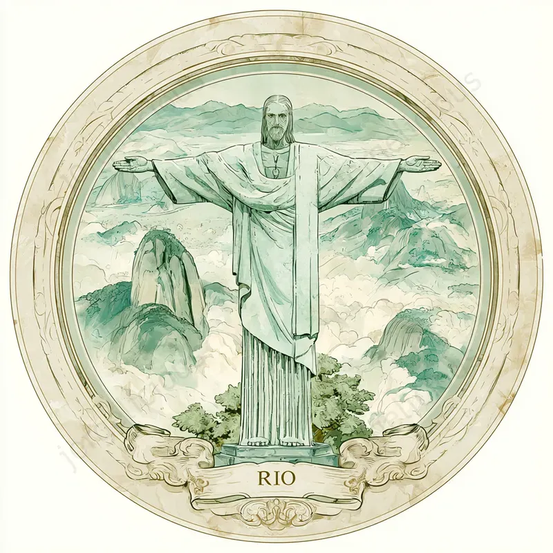 Vintage Travel Landmark Prints
