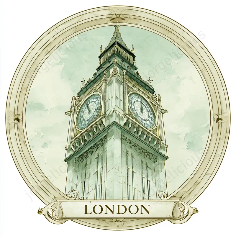 Vintage Travel Landmark Prints