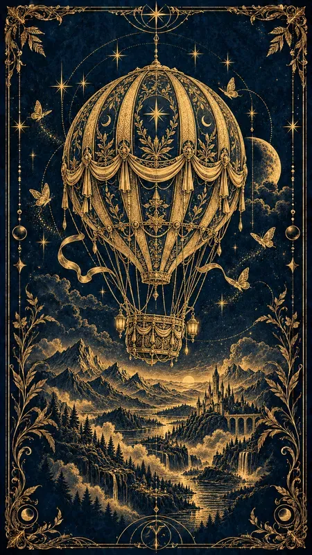 Gold Line Drawing Fantasy Book Covers