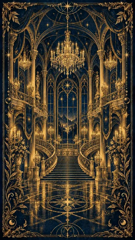 Gold Line Drawing Fantasy Book Covers
