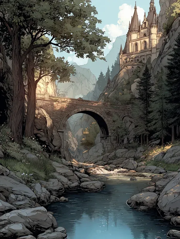Storybook Fantasy Illustration Style