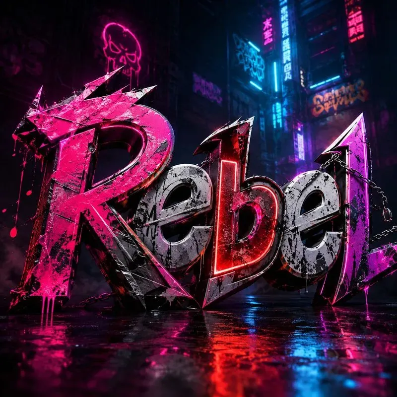 Hybrid 3D Typography Systems