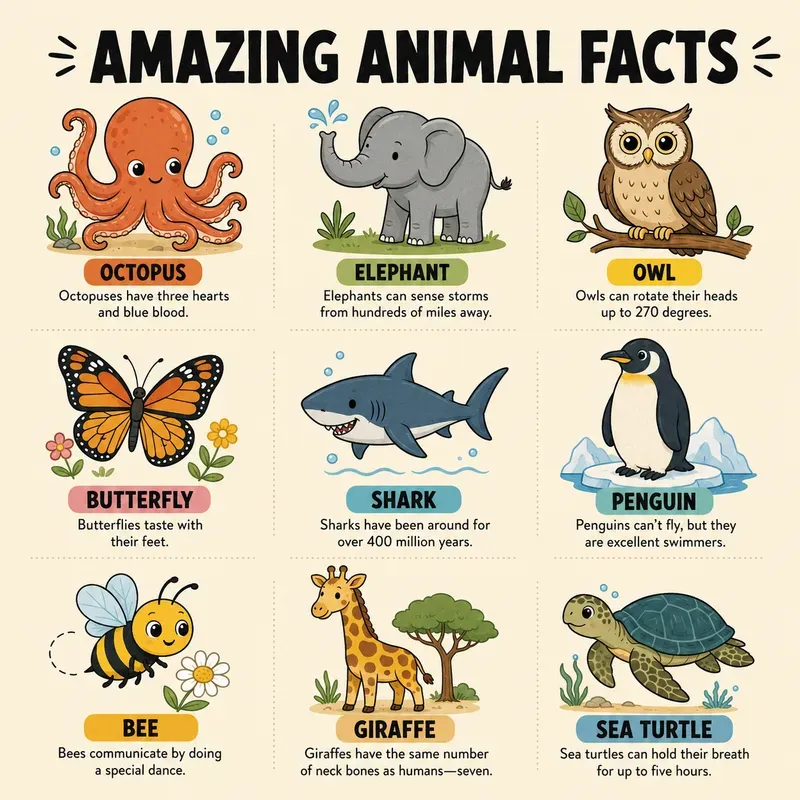 Cute Fact Infographic Posters