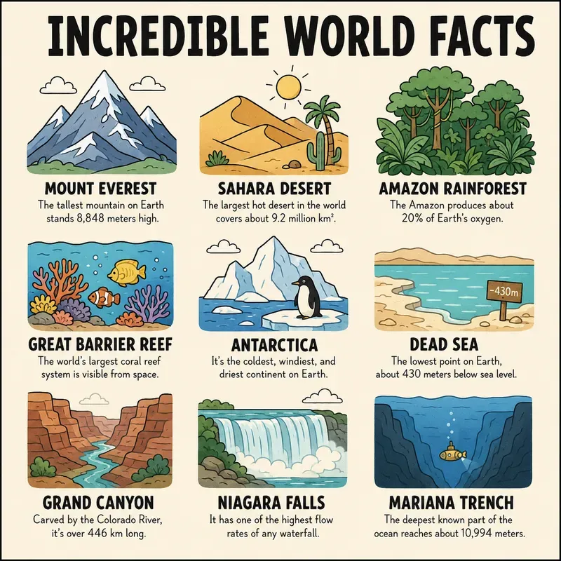 Cute Fact Infographic Posters