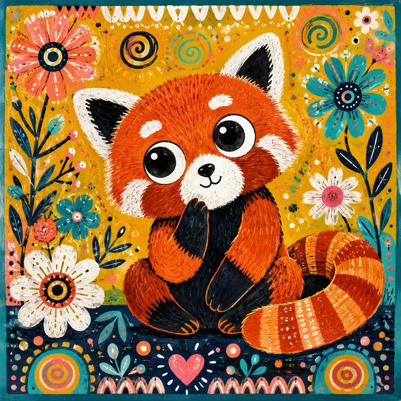 Whimsical Folk Art Generator