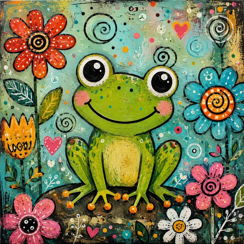 Whimsical Folk Art Generator