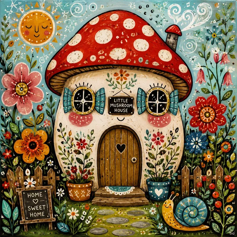 Whimsical Folk Art Generator