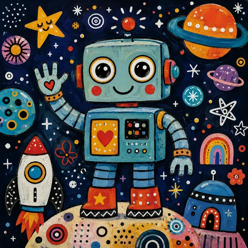 Whimsical Folk Art Generator