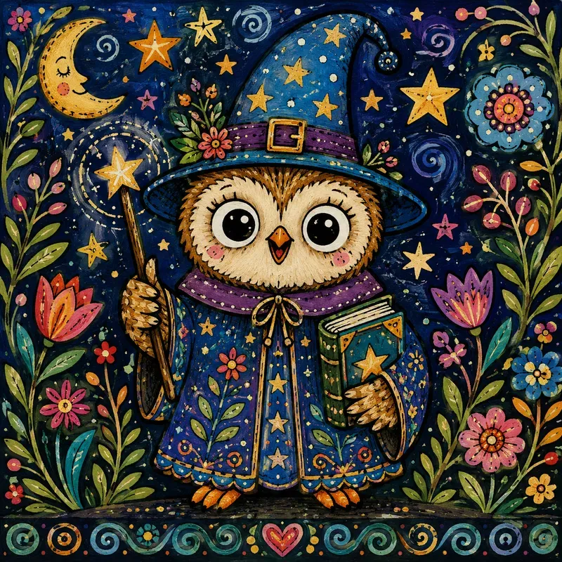 Whimsical Folk Art Generator