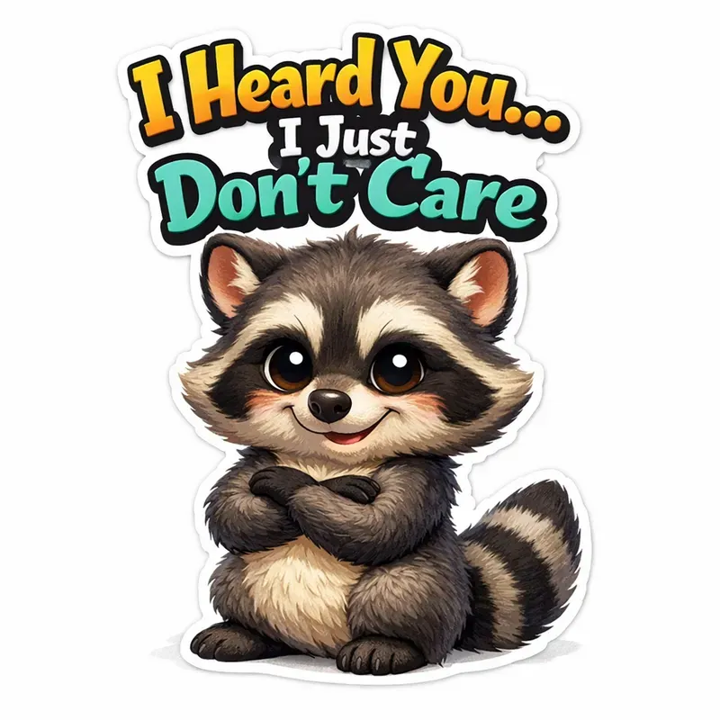 Cute Sarcastic Animal Quote Art