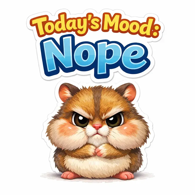 Cute Sarcastic Animal Quote Art