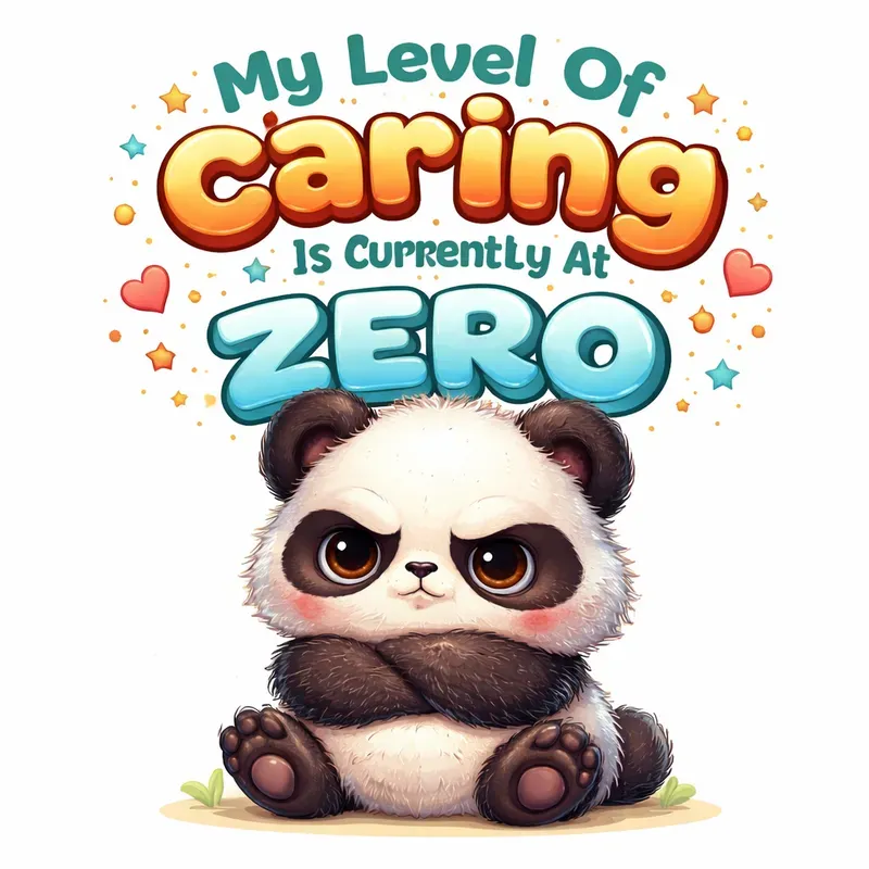 Cute Sarcastic Animal Quote Art