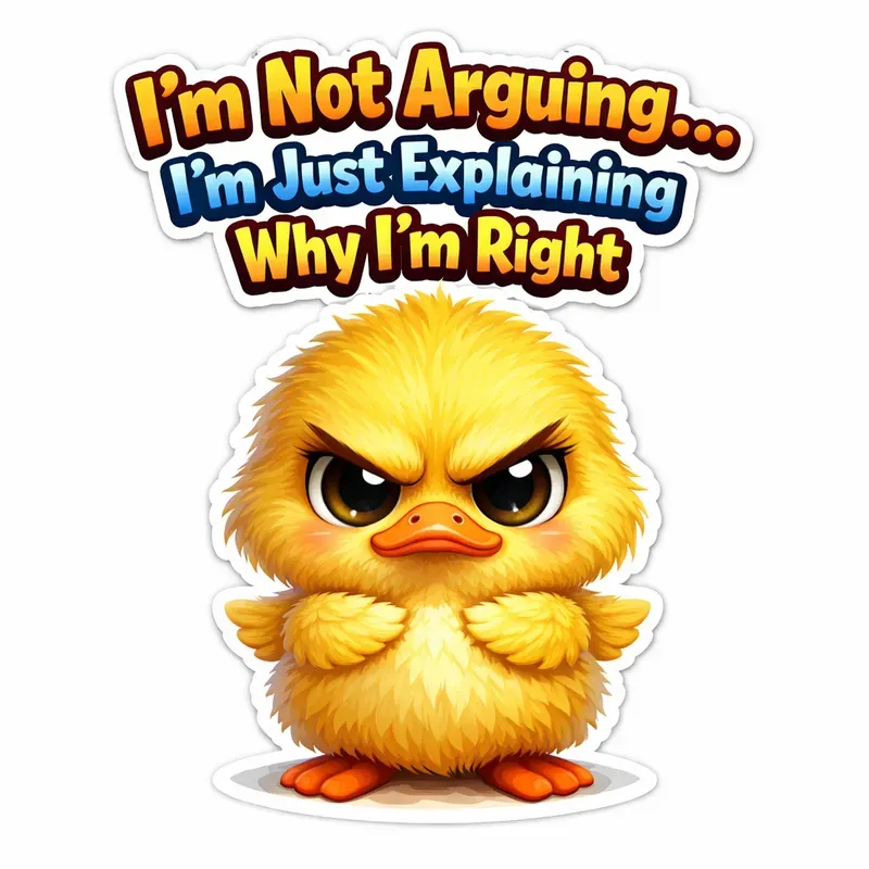 Cute Sarcastic Animal Quote Art