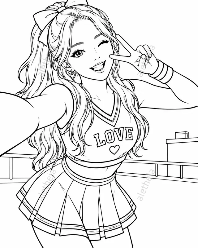 Kawaii Kpop Idol Coloring Book Pages Pro