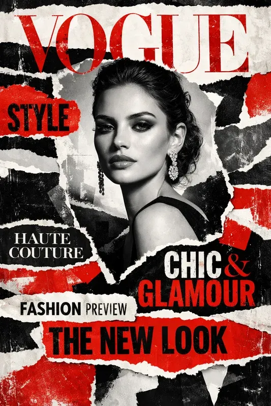 Torn Vogue Cover Generator