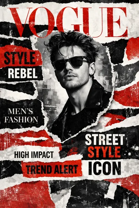 Torn Vogue Cover Generator