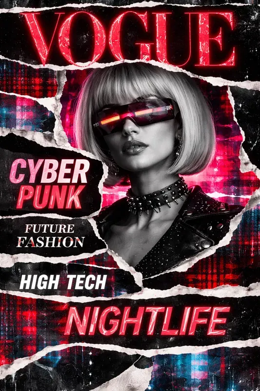 Torn Vogue Cover Generator