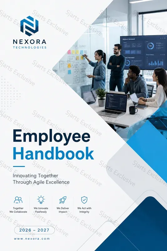 Elite Employee Handbook Cover Designs