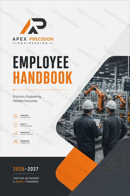 Elite Employee Handbook Cover Designs