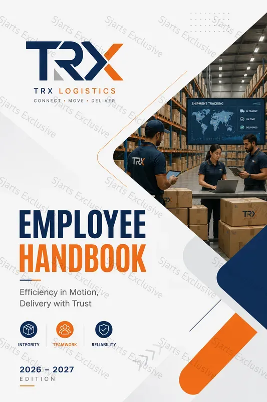 Elite Employee Handbook Cover Designs