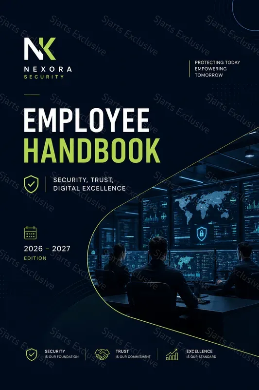 Elite Employee Handbook Cover Designs