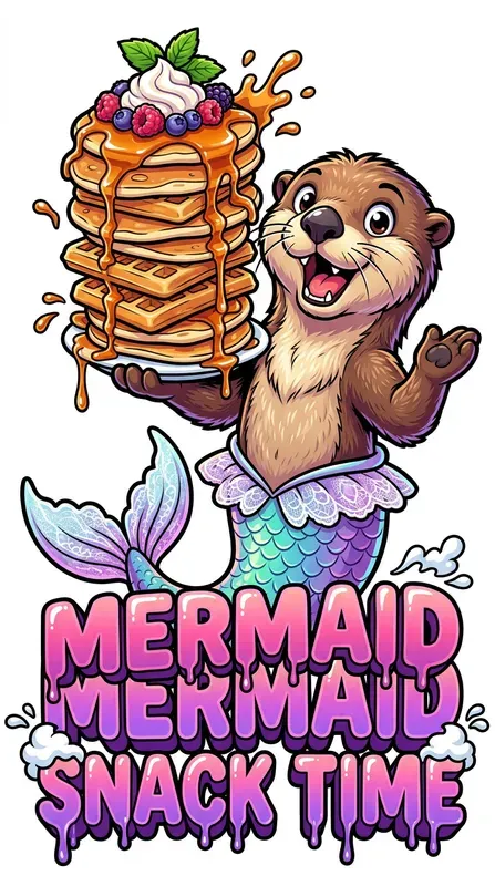 Ocean Animal Food Cartoon Stickers