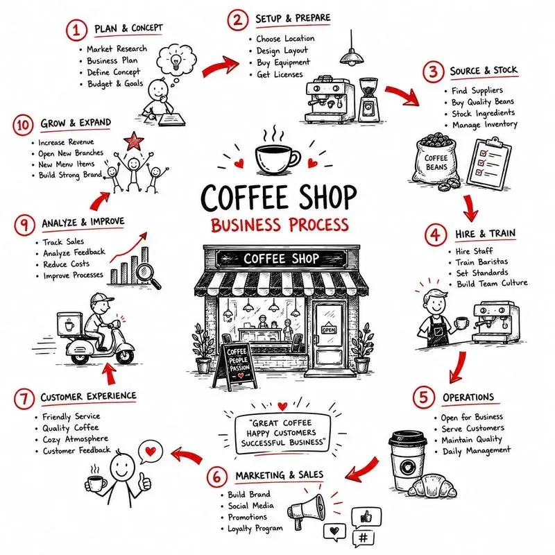 Visual Process Doodle Maps Collections