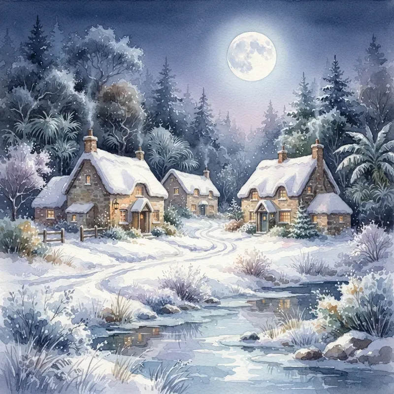 Timeless Watercolor Nature Sceneries