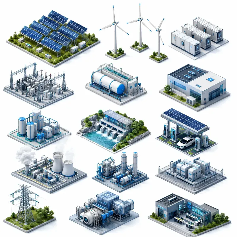 Isometric Industrial Asset Collections