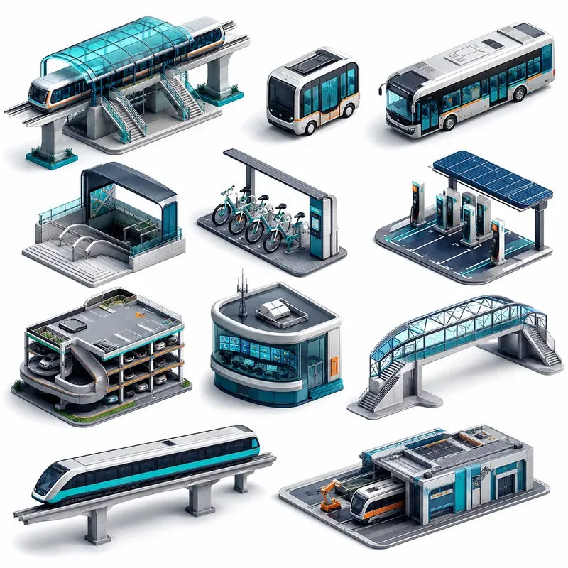Isometric Industrial Asset Collections