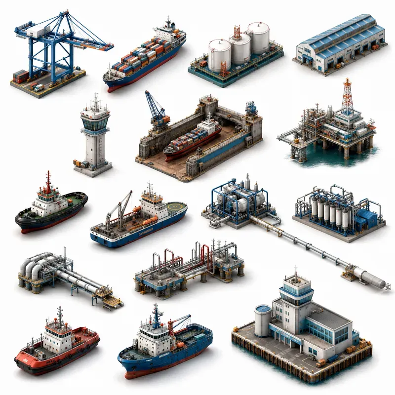 Isometric Industrial Asset Collections