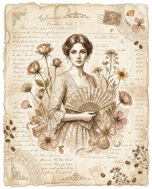 Vintage Collage Art Generator
